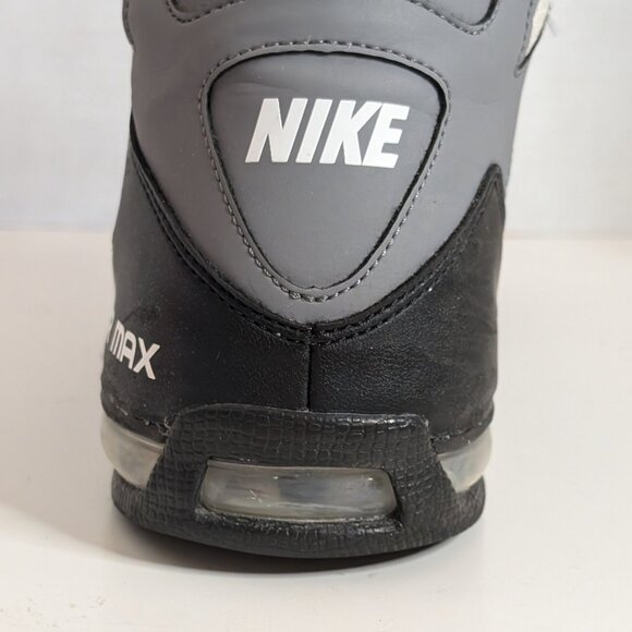 NIKE AIR MAX FULL COURT HIGH TOP BASKETBALL sneakers SIZE 9 or 42.5EU GRAY - Picture 7 of 15